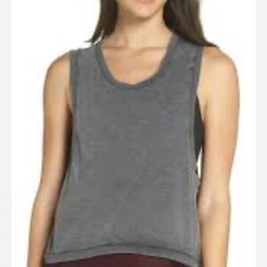Free People Love Tank Gray Small